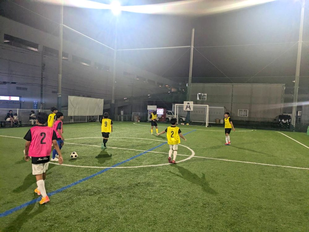 ナイターのフットサル活動